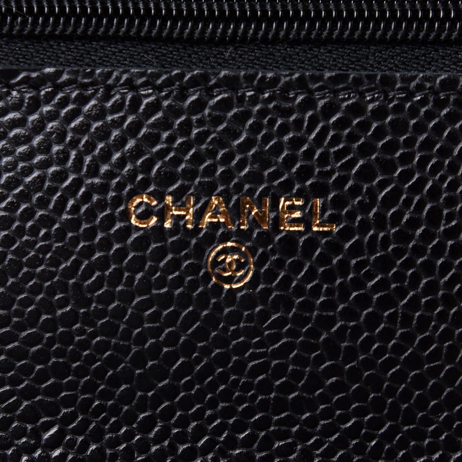 Chanel Caviar Quilted Wallet On Chain WOC Black 5 of 10