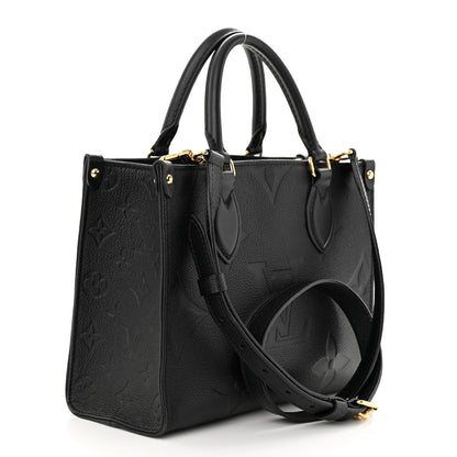 Louis Vuitton Empreinte Monogram Giant Onthego PM Black 3 of 9