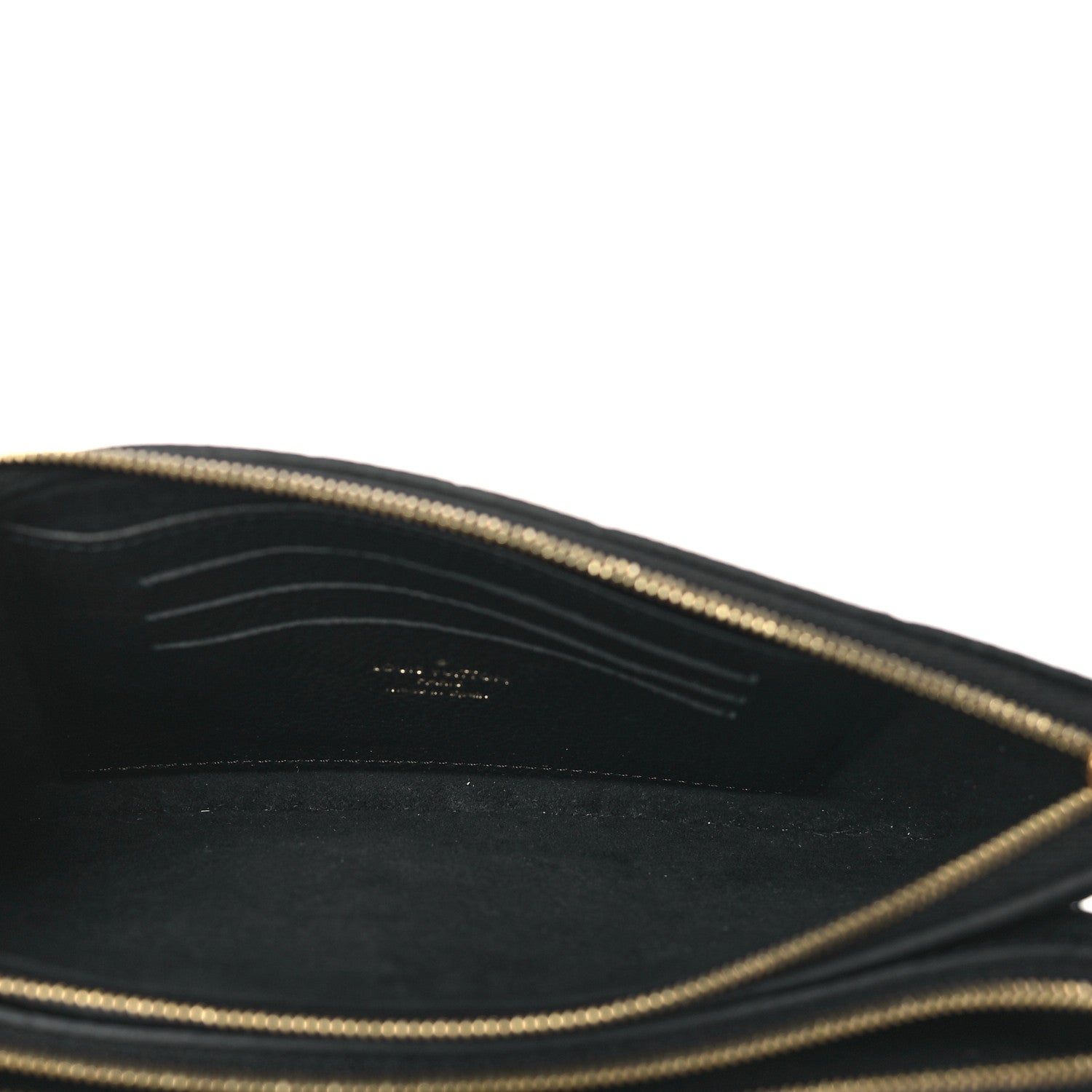 Louis Vuitton Empreinte Double Zip Pochette Black 6 of 10