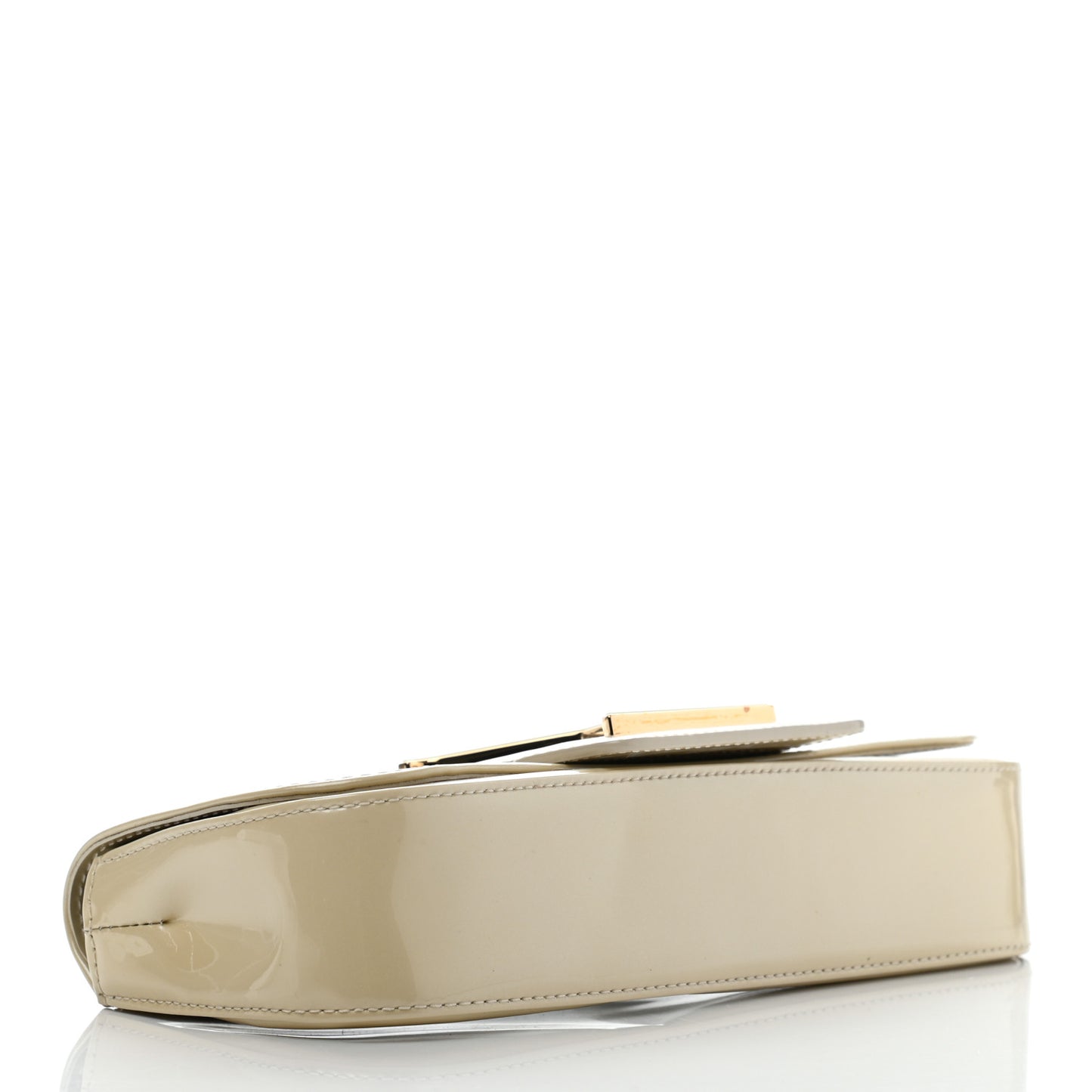 Patent Sobe Clutch Blanc Corail