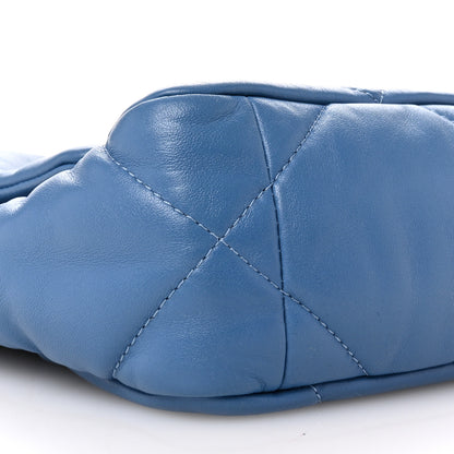 Chanel Lambskin Quilted Medium Chanel 19 Flap Blue 9 of 10