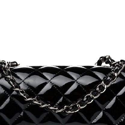 Chanel Patent Calfskin Quilted Mini Rectangular Flap Black 8 of 14