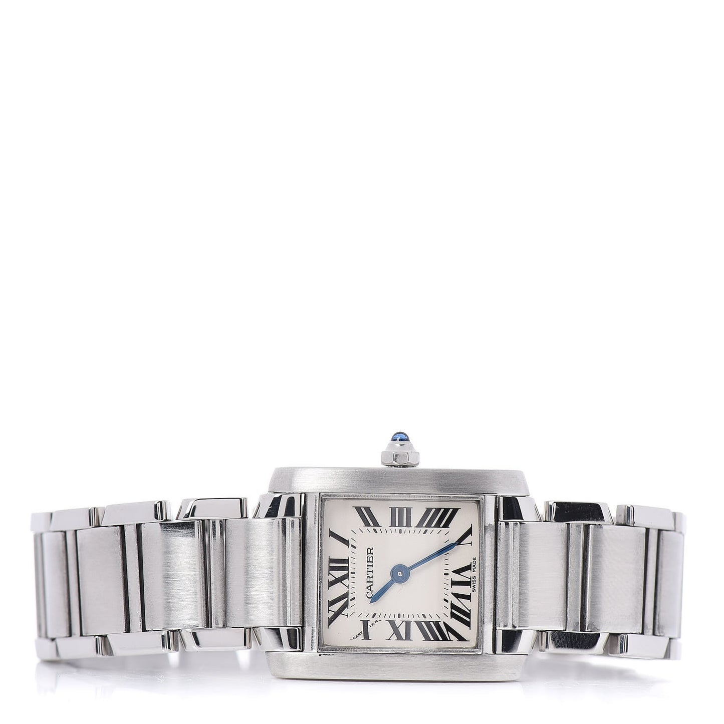 Stainless Steel 20mm Tank Francaise Quartz Watch