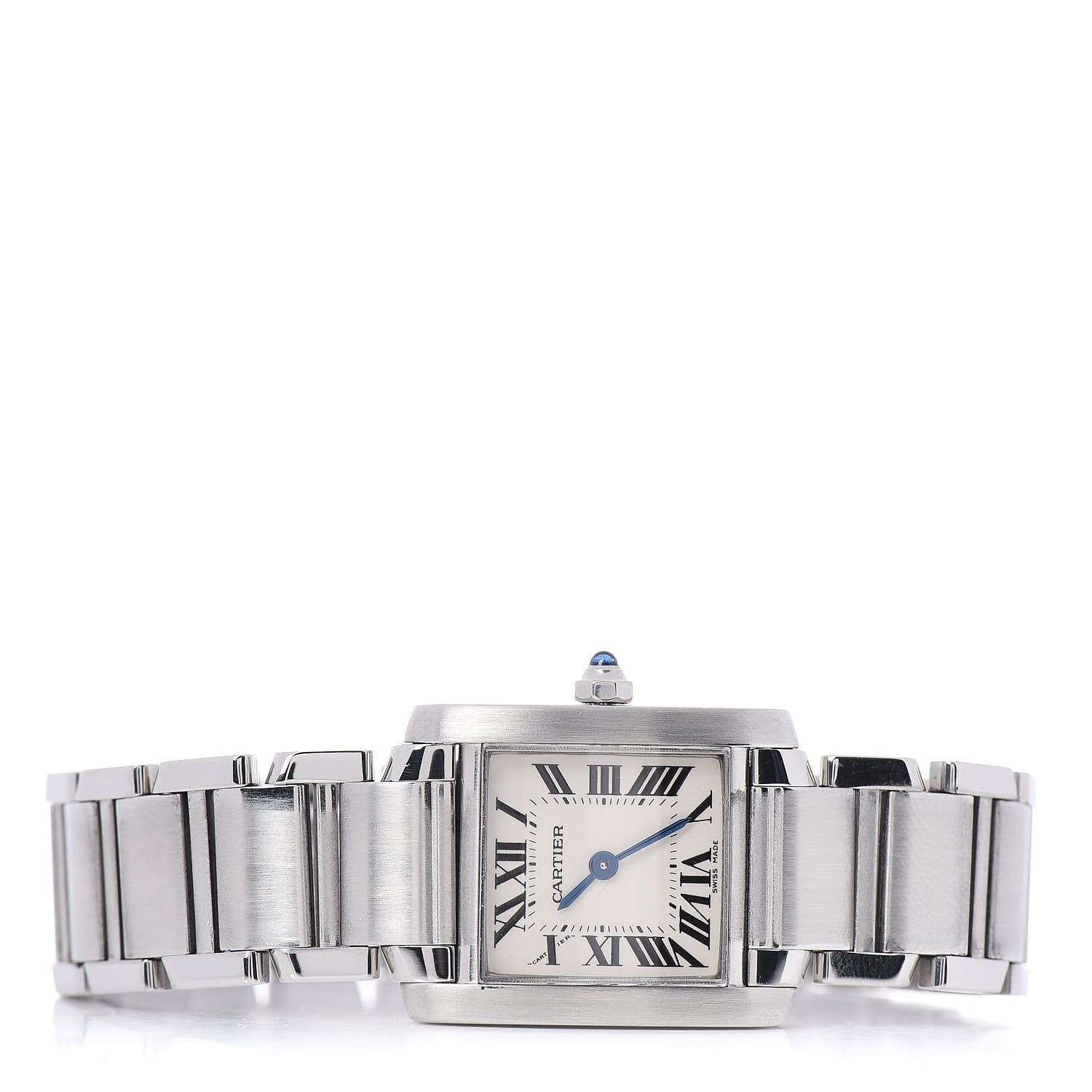 Cartier Stainless Steel 20mm Tank Francaise Quartz Watch 3 of 5