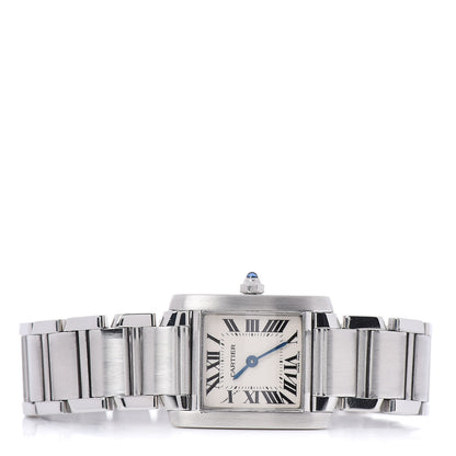 Cartier Stainless Steel 20mm Tank Francaise Quartz Watch 3 of 5