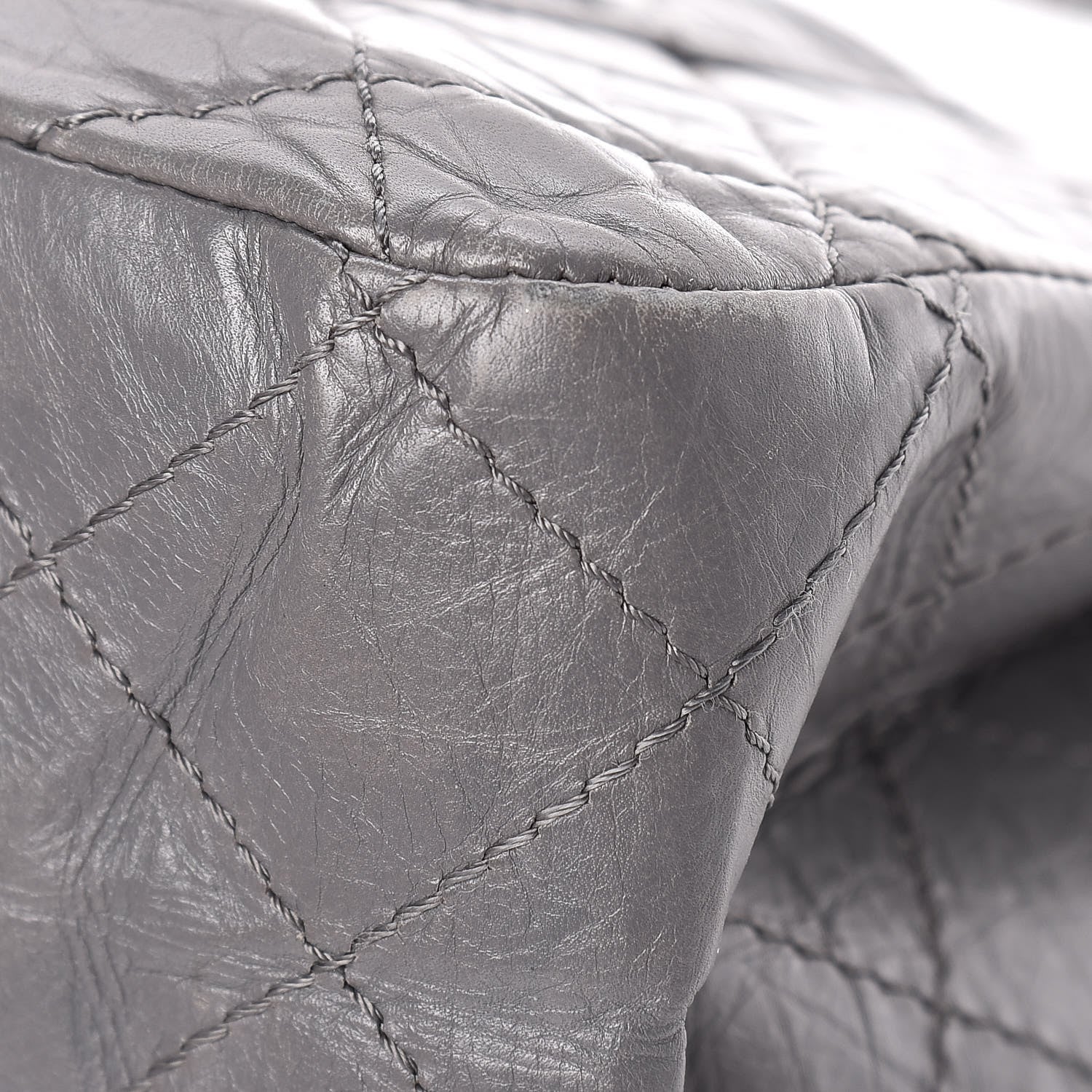 Chanel Aged Calfskin Quilted 2.55 Reissue 227 Flap Grey 16 of 23
