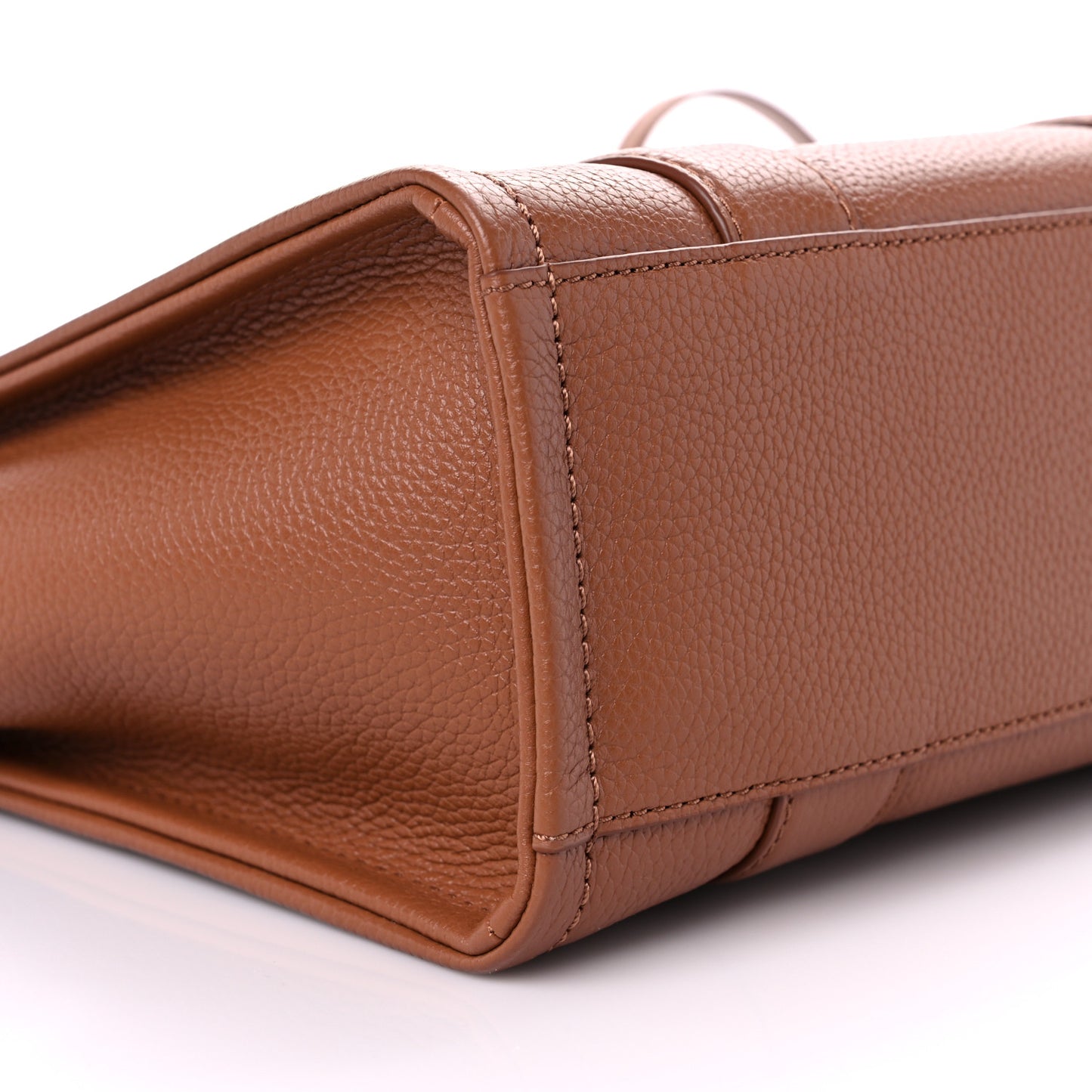 Grained Calfskin Small The Tote Bag Argan Oil