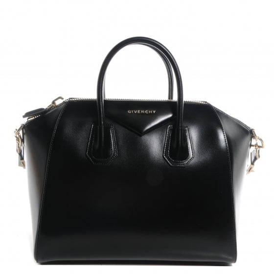 Givenchy Shiny Lord Calfskin Medium Antigona Black 1 of 10