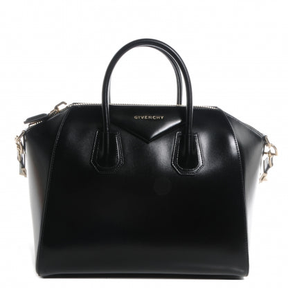 Givenchy Shiny Lord Calfskin Medium Antigona Black 1 of 10