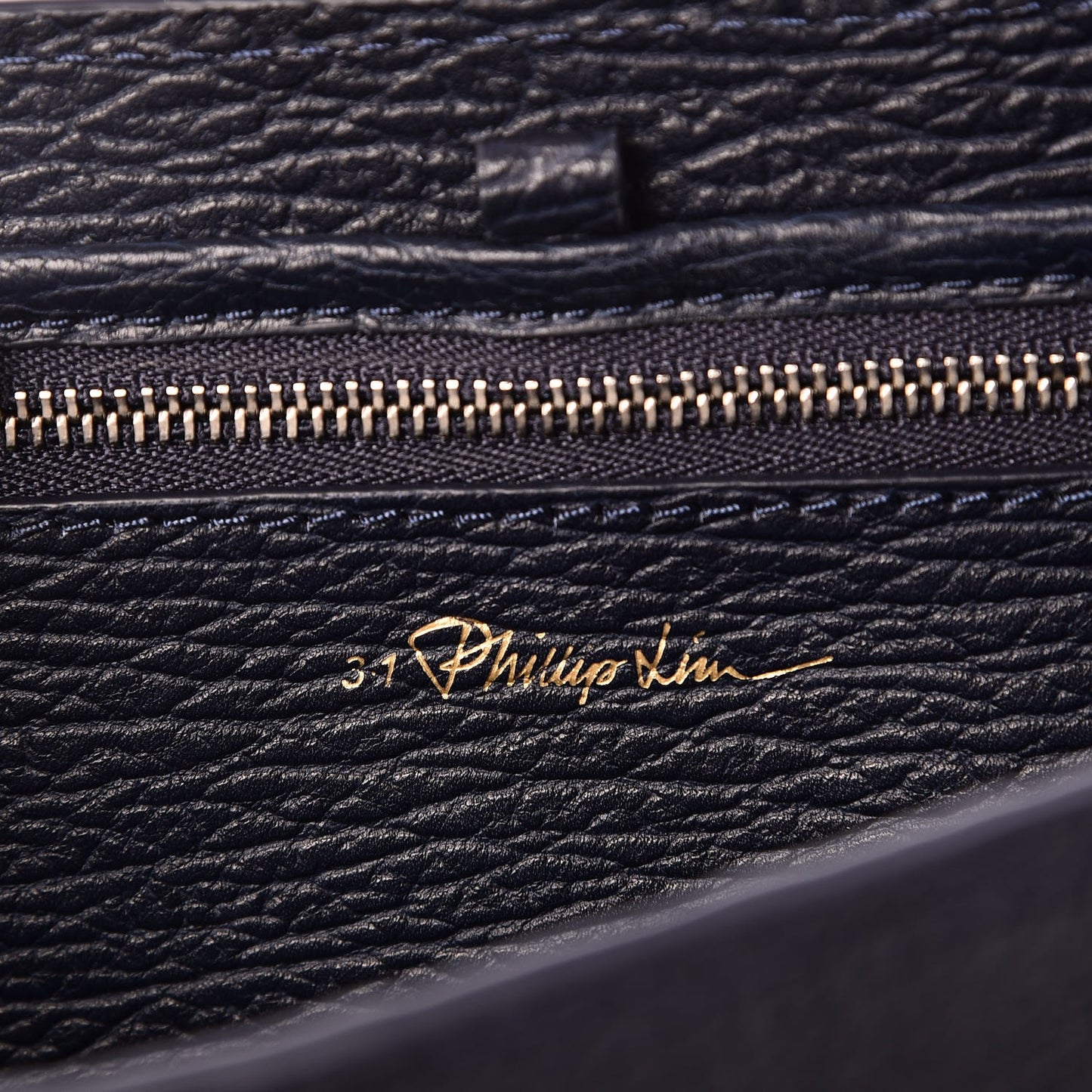 3.1 Textured Calfskin Medium Pashli Satchel Ink