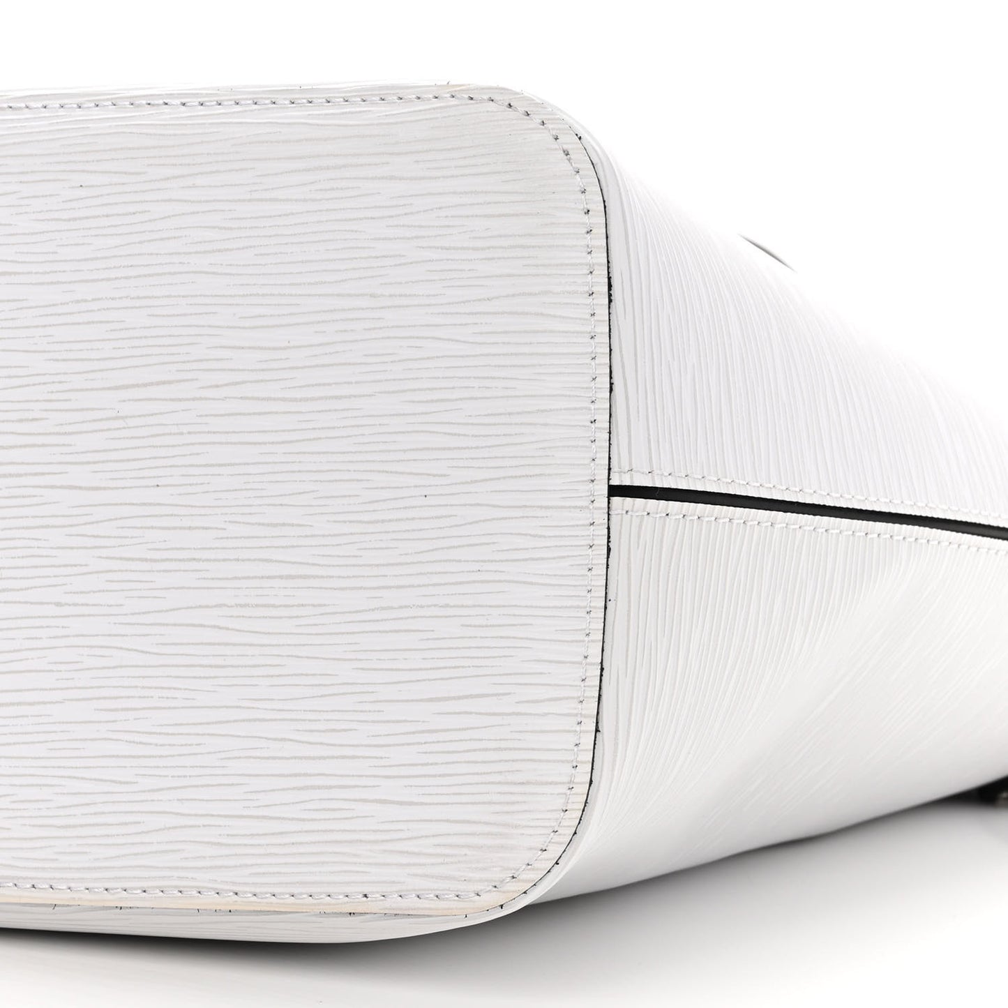 Epi Neverfull MM White Scarlet Black