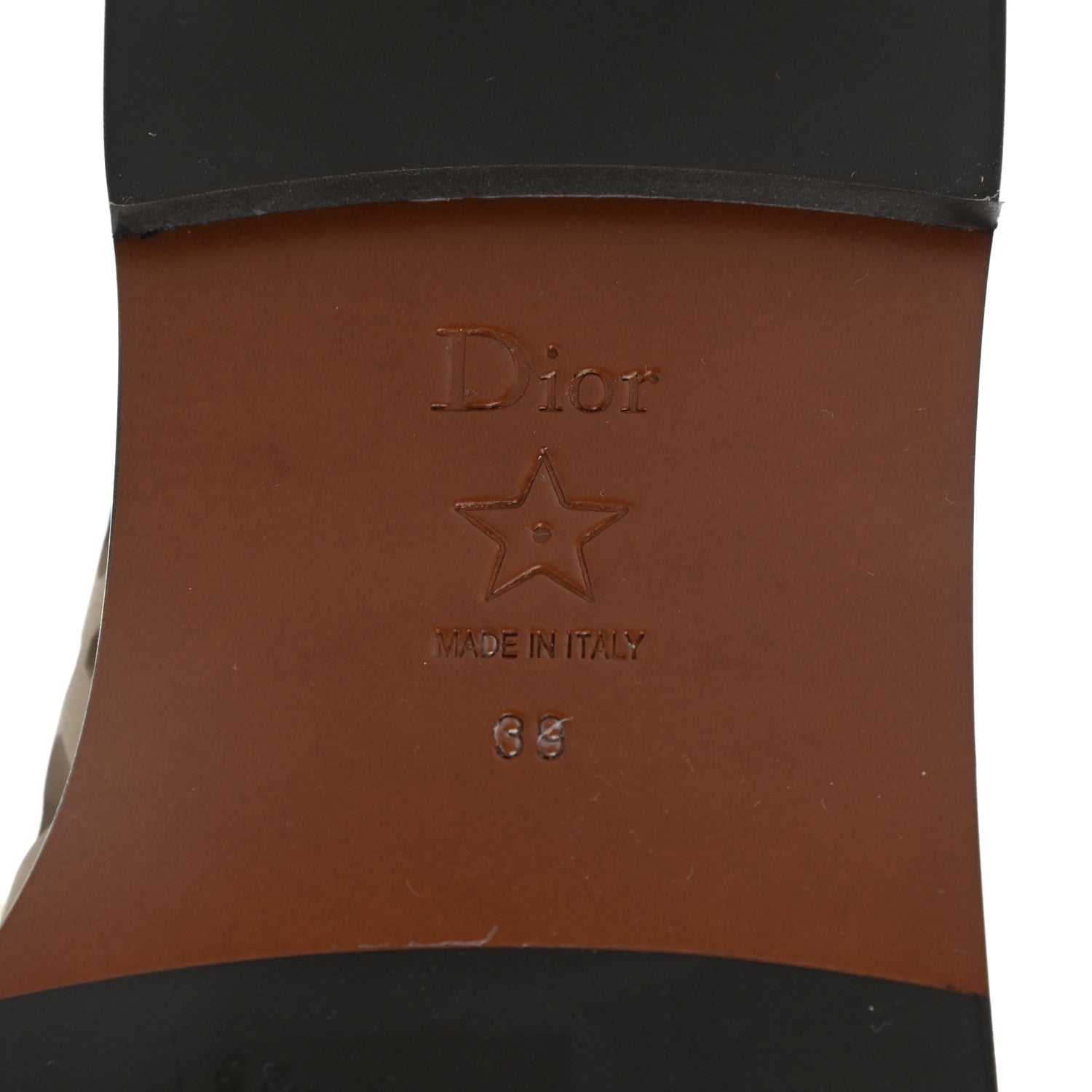 Christian Dior Matte Calfskin D-Trap Sandals 39 Corde 8 of 8