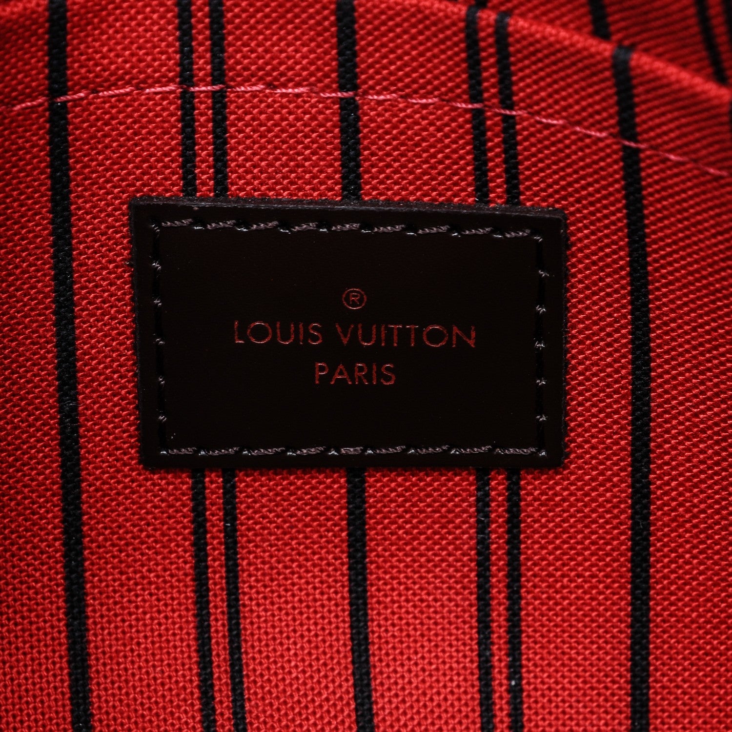 Louis Vuitton Damier Ebene Neverfull MM GM Pochette 6 of 7
