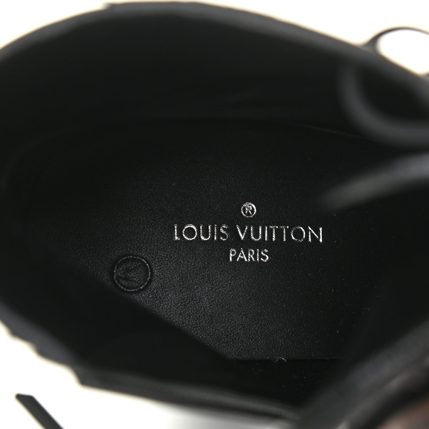 Patent Calfskin Monogram Star Trail Ankle Boots 37.5 Black