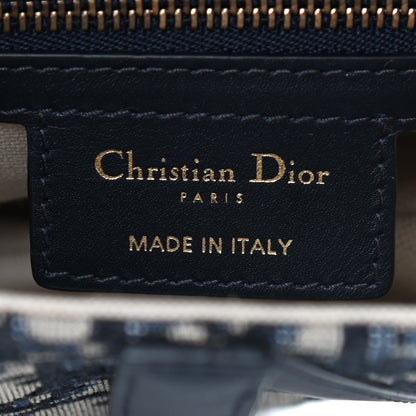 Christian Dior Oblique Saddle Bag Blue 7 of 8