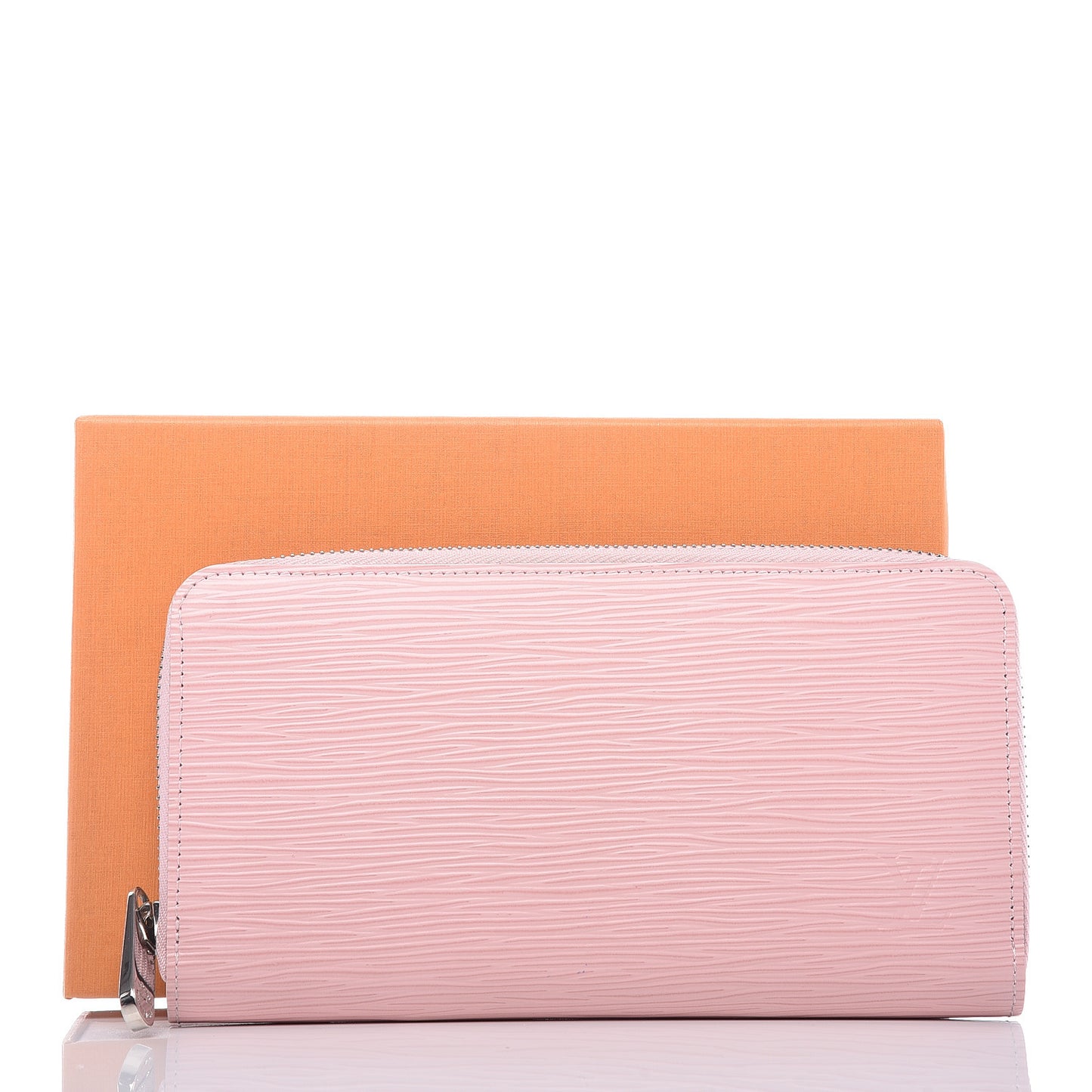 Epi Zippy Wallet Rose Ballerine