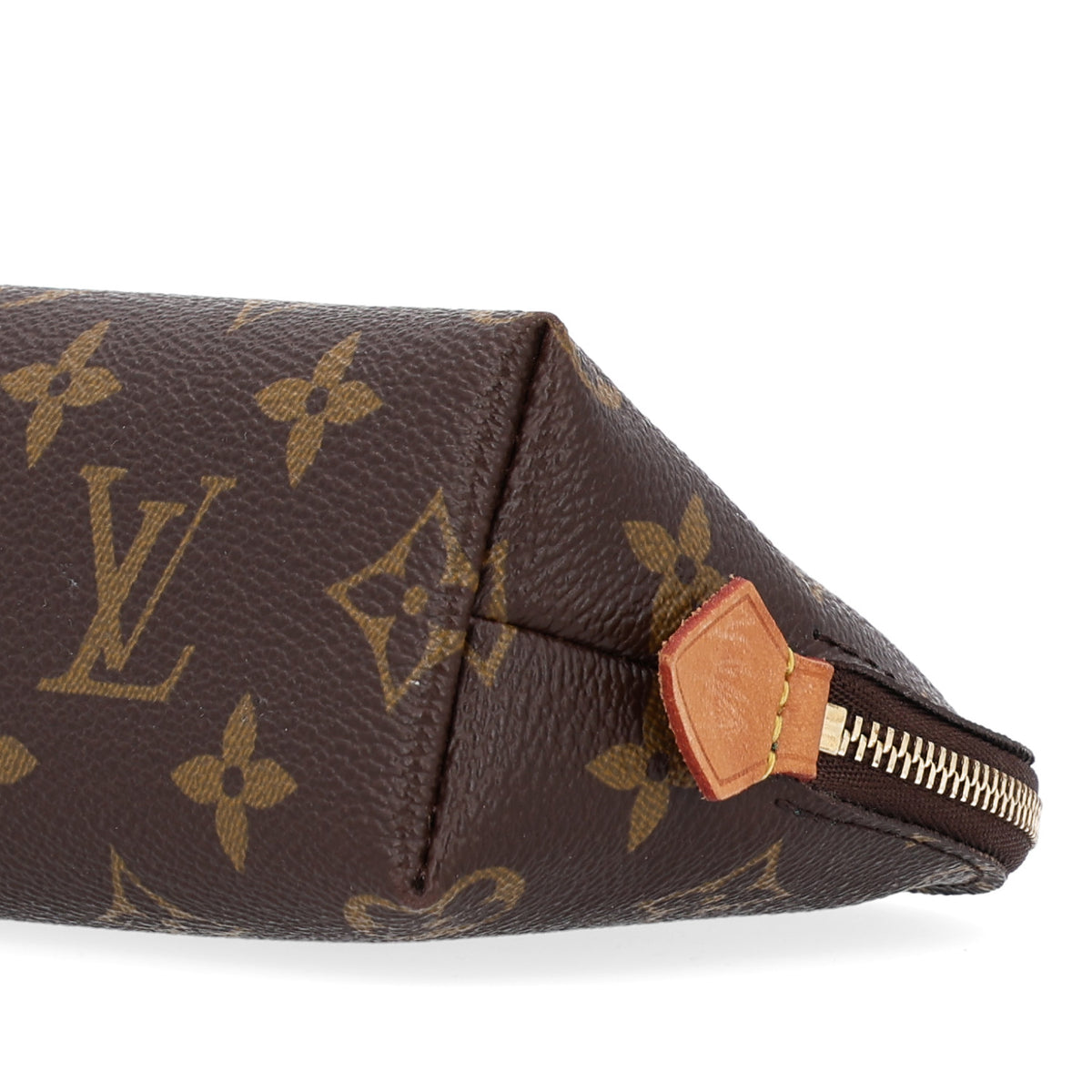 Monogram V Cosmetic Pouch Turquoise