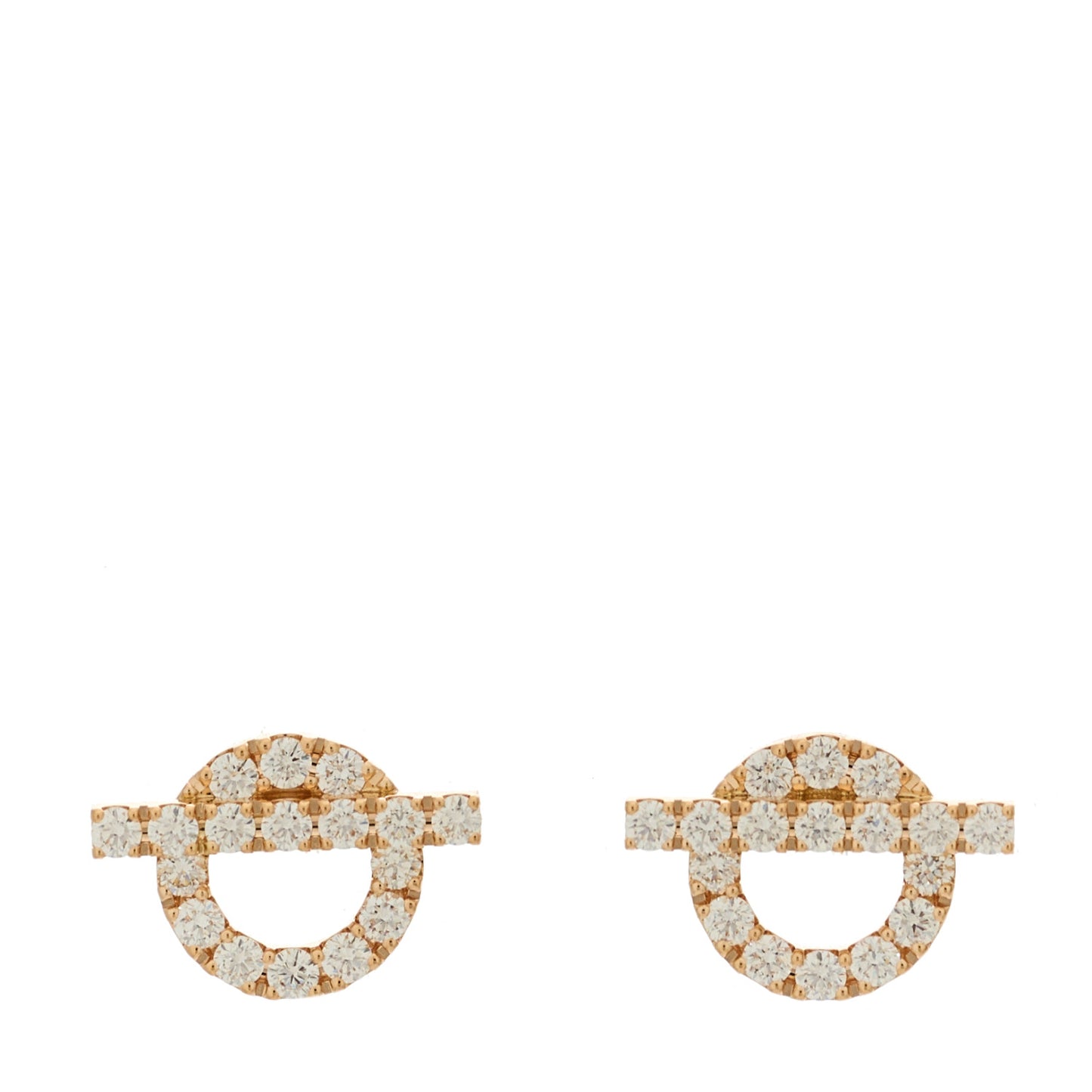 18K Rose Gold Diamond Finesse Earrings