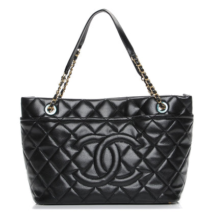 Chanel Caviar Quilted Timeless CC Soft Tote Black 1 of 11