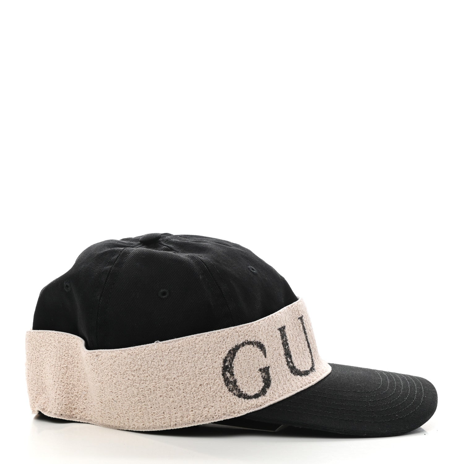 Gucci Gabardine Gucci Headband Baseball Hat M Black 6 of 9