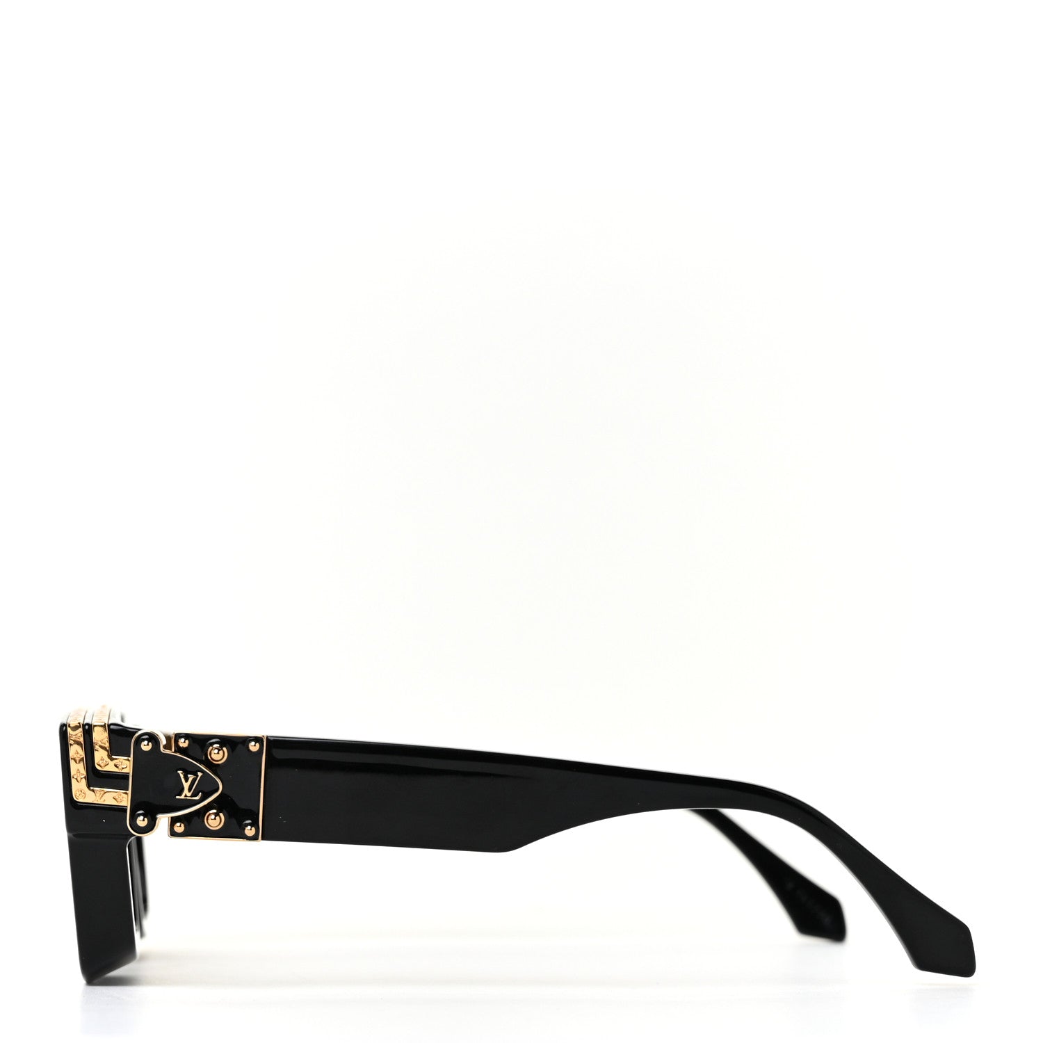 Louis Vuitton Acetate 1.1 Millionaires Sunglasses Z1165W Black 3 of 6
