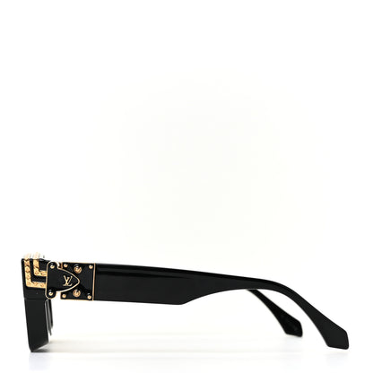 Louis Vuitton Acetate 1.1 Millionaires Sunglasses Z1165W Black 3 of 6