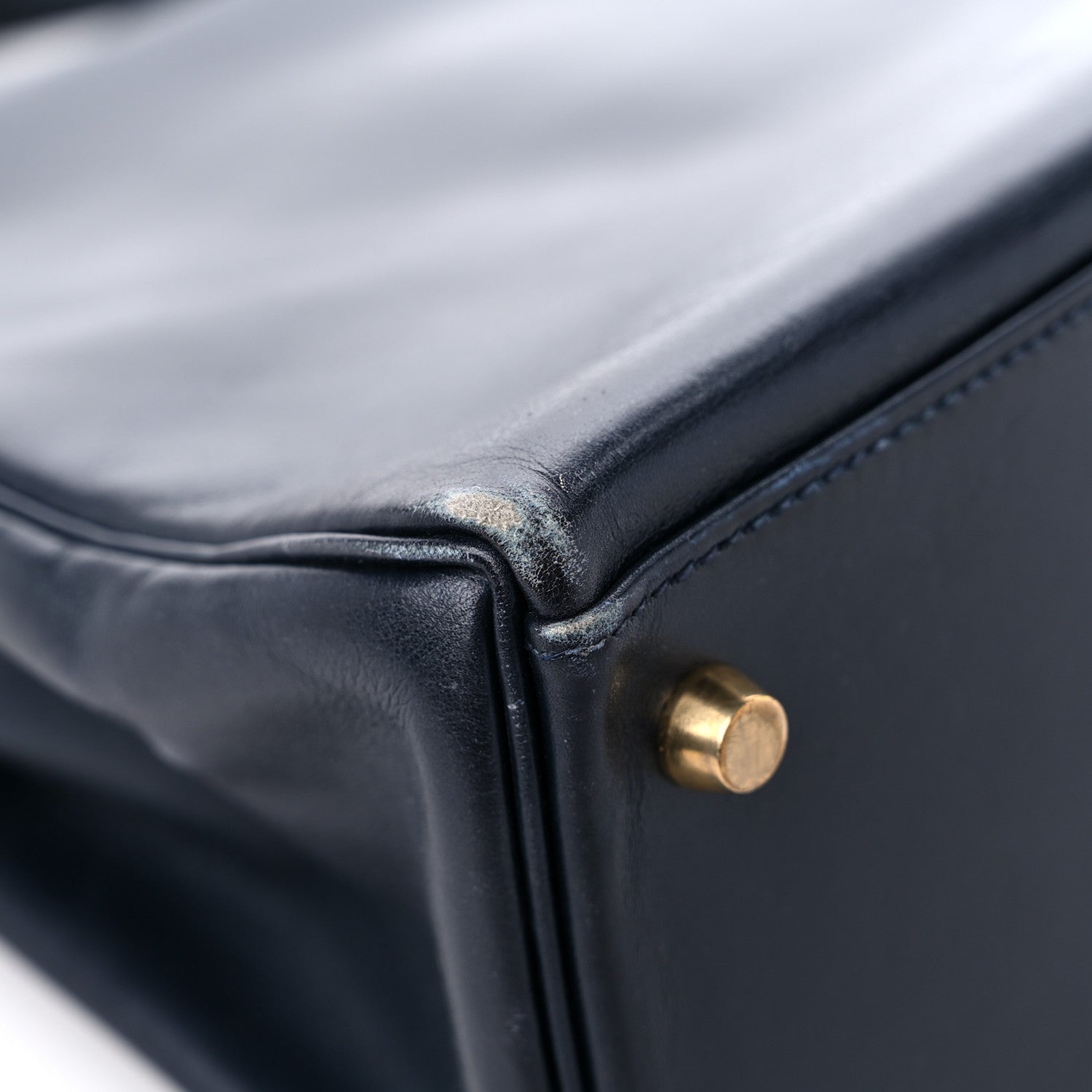 Hermes Box Kelly Retourne 32 Indigo Indigo 10 of 22