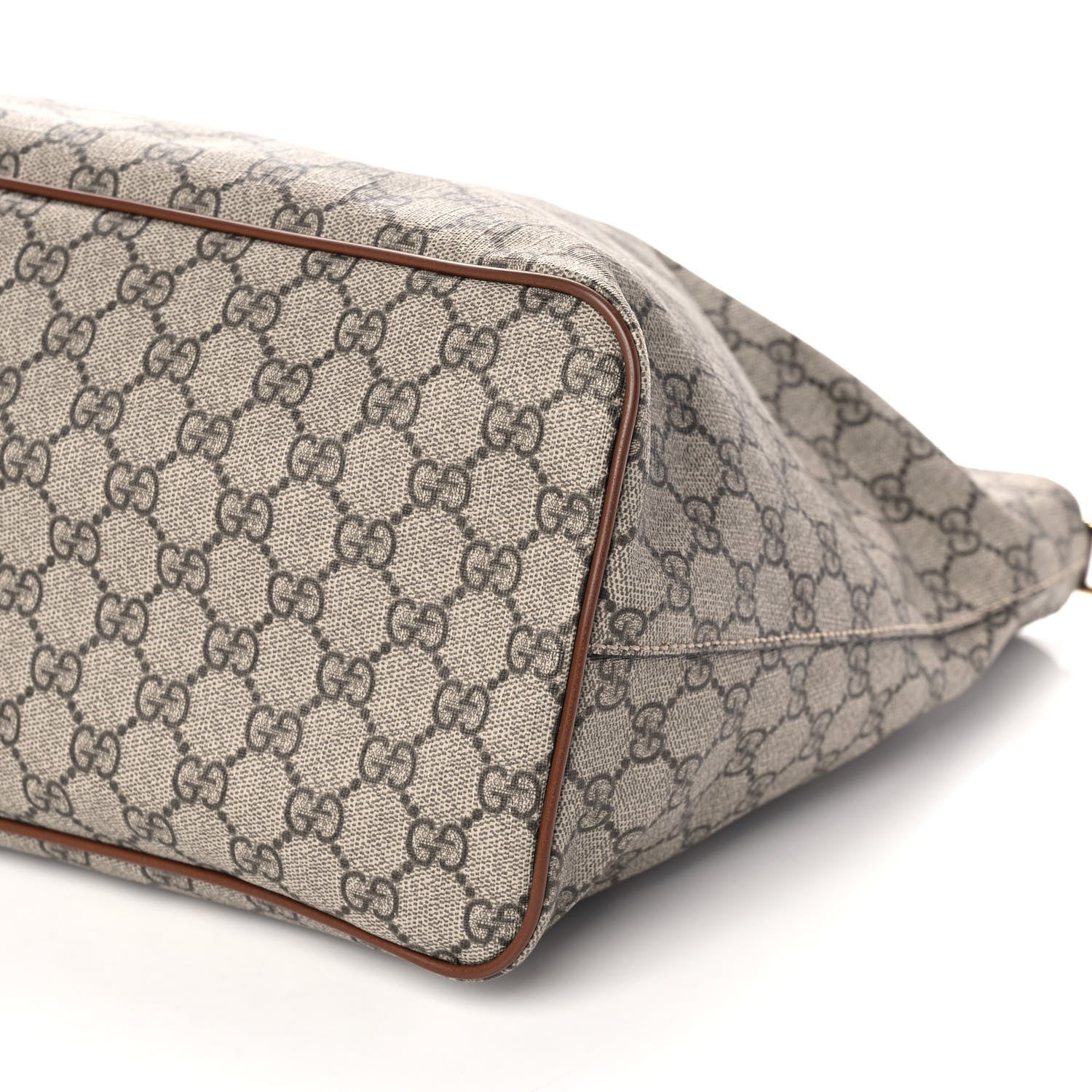 Gucci Soft GG Supreme Monogram Medium Crossbody Tote Beige Cuir 10 of 11