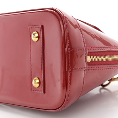 Louis Vuitton Vernis Alma BB Pomme D'Amour 10 of 13