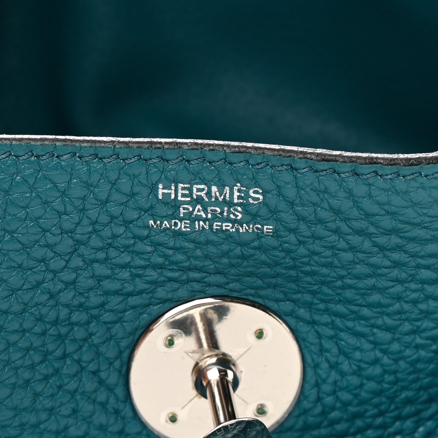 Taurillon Clemence Lindy 30 Bleu Paon