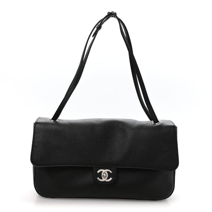 Chanel Grained Calfskin Small Souplissimo Maxi Flap Black 1 of 10
