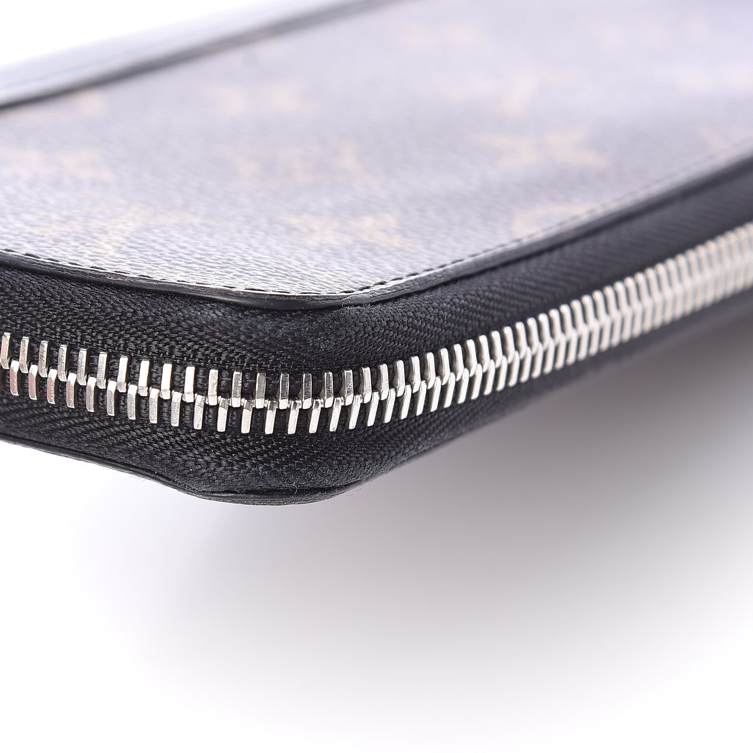 Louis Vuitton Monogram Macassar Vertical Zippy Wallet 11 of 12