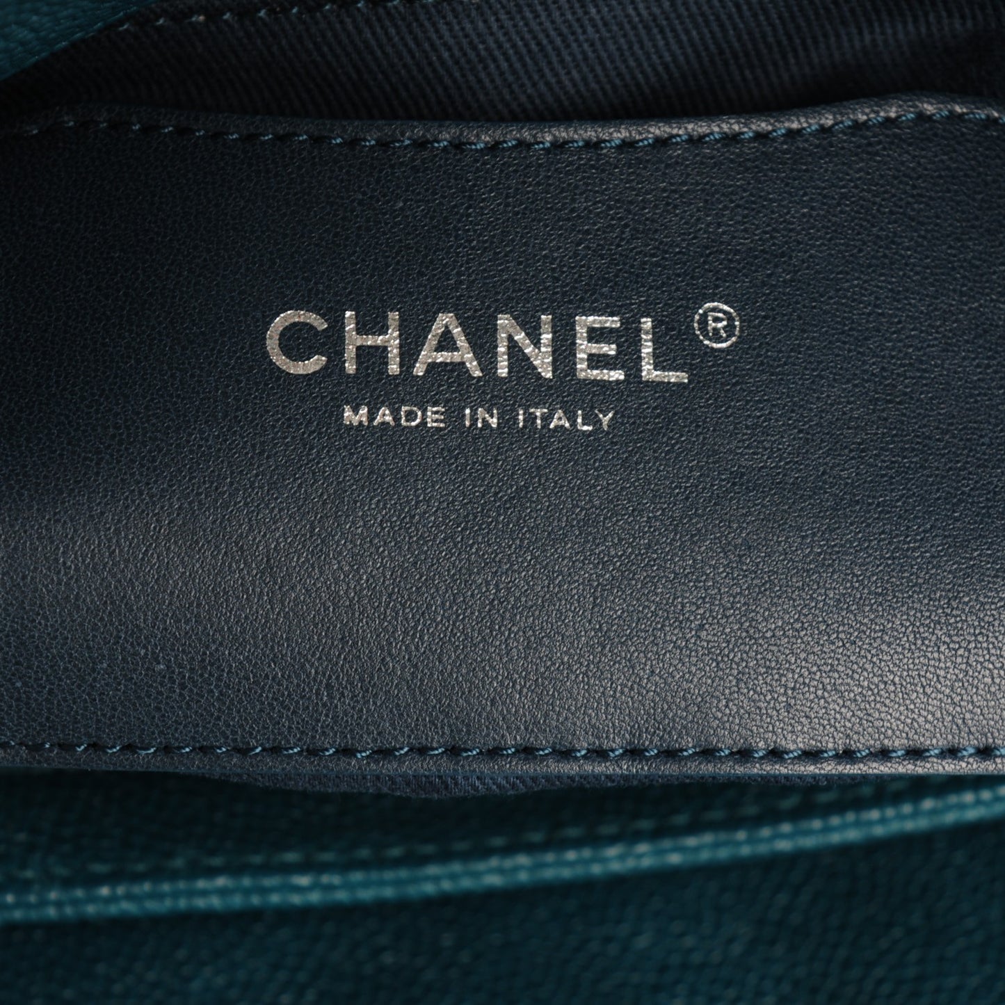 Caviar Quilted Large Just Mademoiselle Turquoise