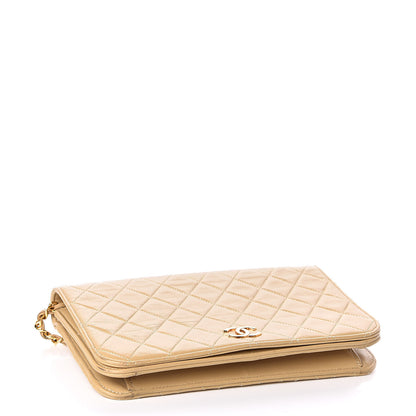 Chanel Lambskin Quilted Medium Single Flap Beige 4 of 11