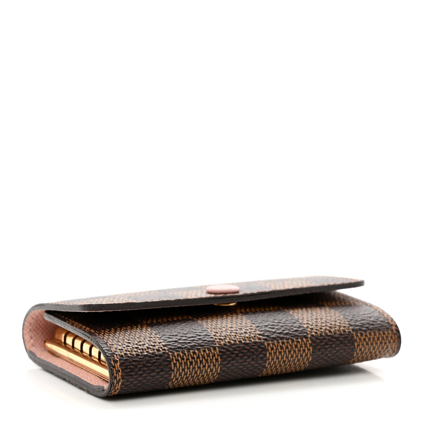 Damier Ebene Multicles 6 Key Holder Rose Ballerine