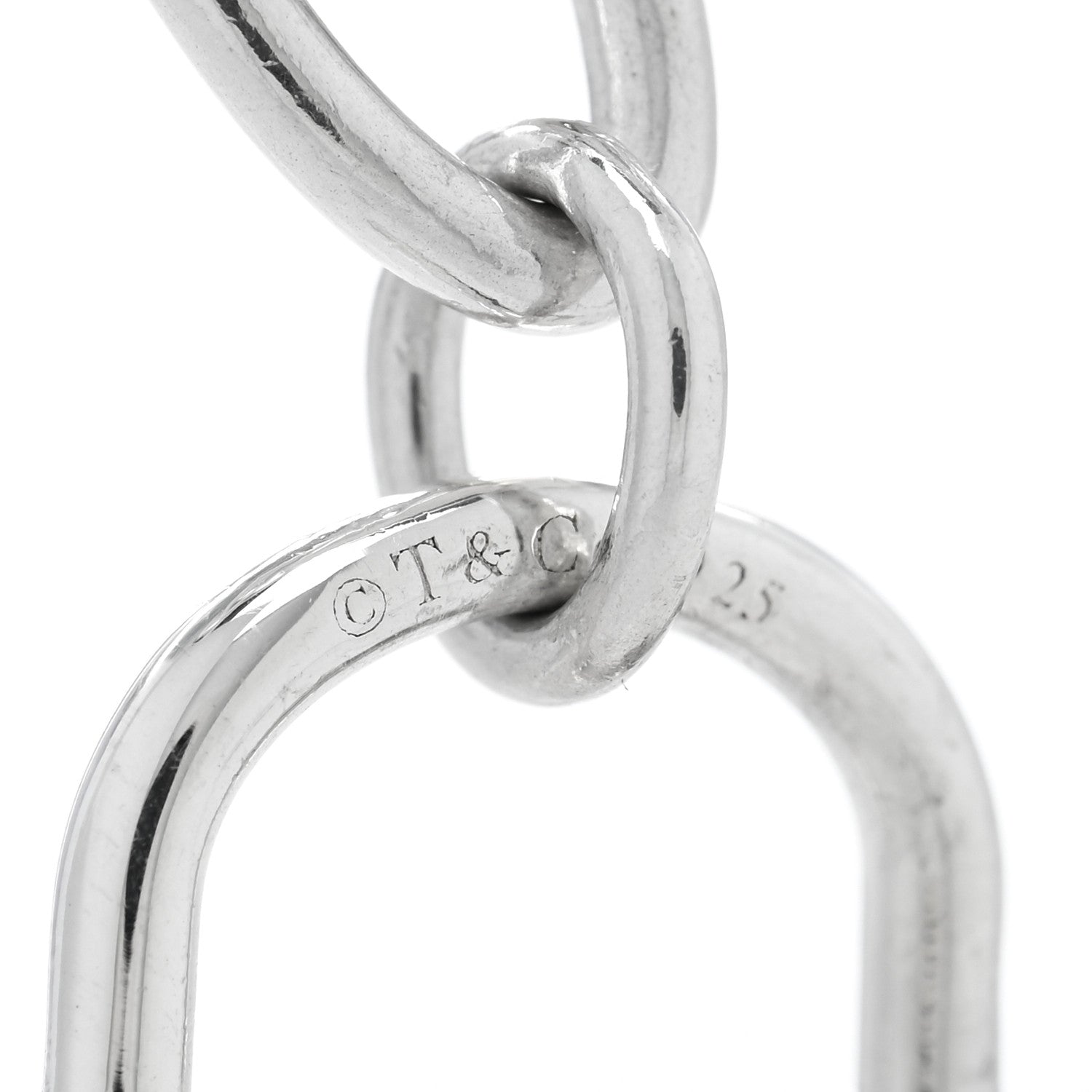 Tiffany Sterling Silver Filigree Heart Key Bracelet 3 of 3