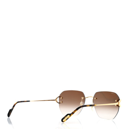 Cartier Signature C De Cartier Sunglasses CT0394S  Gold 4 of 8