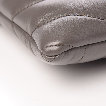 Saint Laurent Calfskin Y Quilted Monogram Loulou Flap Bag Earth 10 of 12