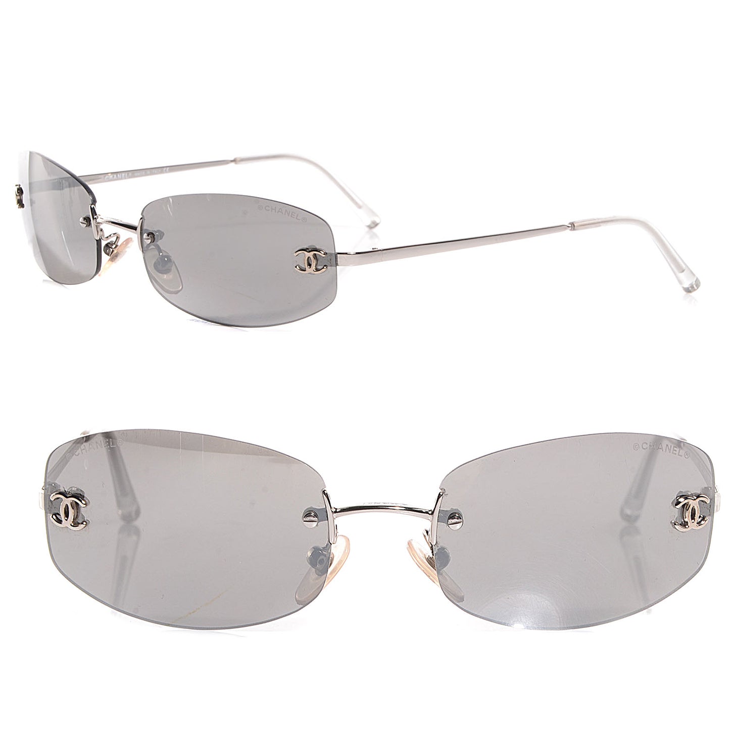 Frameless Sunglasses 4002 Grey