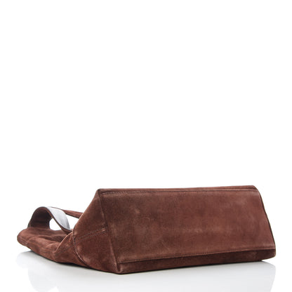 Chanel Suede Shoulder Bag Brown 4 of 16