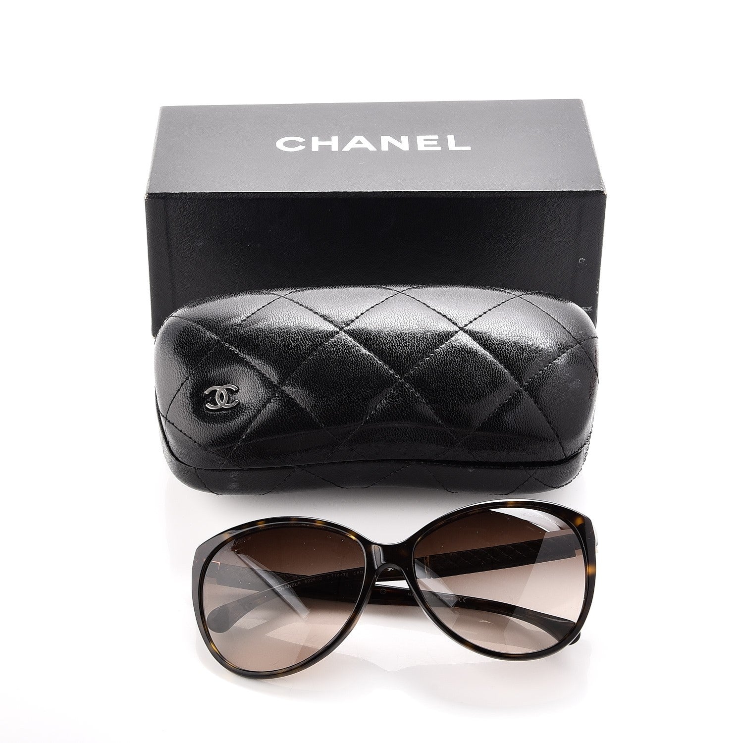 Chanel Quilted CC Sunglasses 5225-Q Tortoise 8 of 8