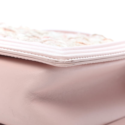 Chanel Tweed Lambskin Medium Boy Flap Pink 11 of 15