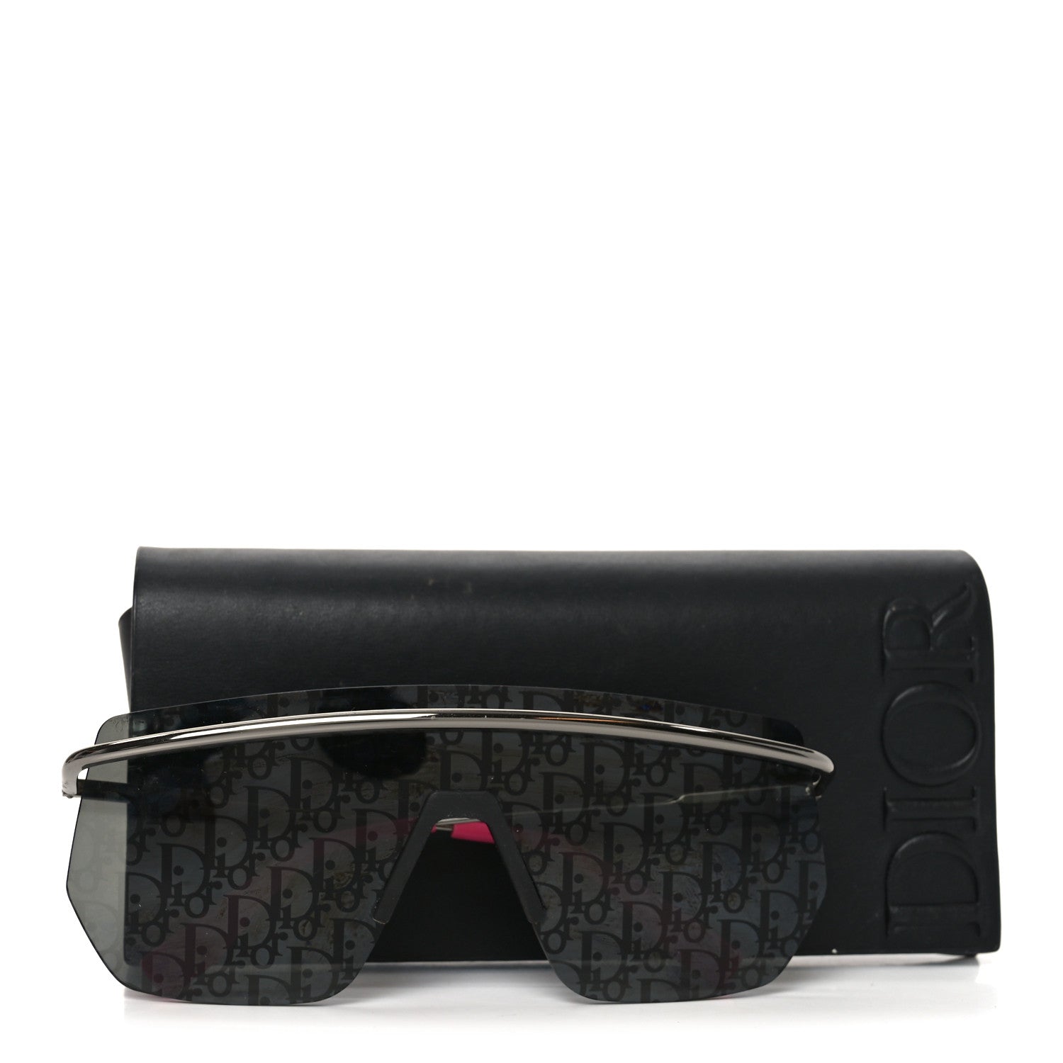 Christian Dior Metal Oblique DiorMotion M1I Mask Sunglasses Grey Pink 7 of 7