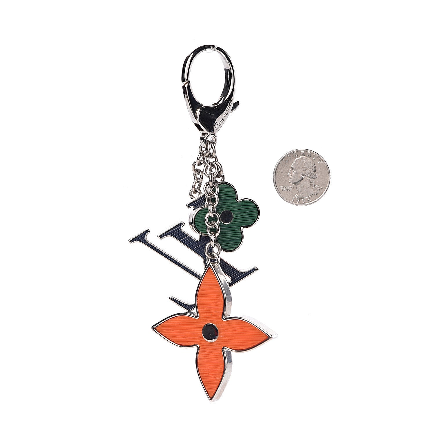 Louis Vuitton Fleur d'Epi Bag Charm Tri-Color 2 of 2