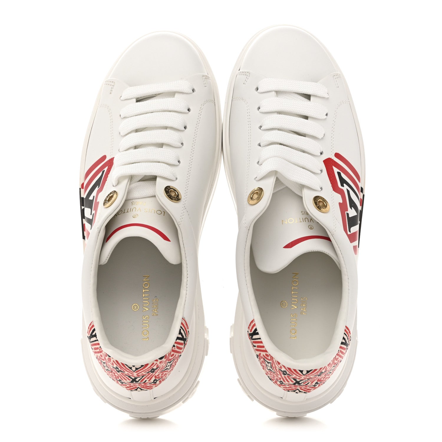 Louis Vuitton Crafty Time Out Sneakers 37.5 White 2 of 10