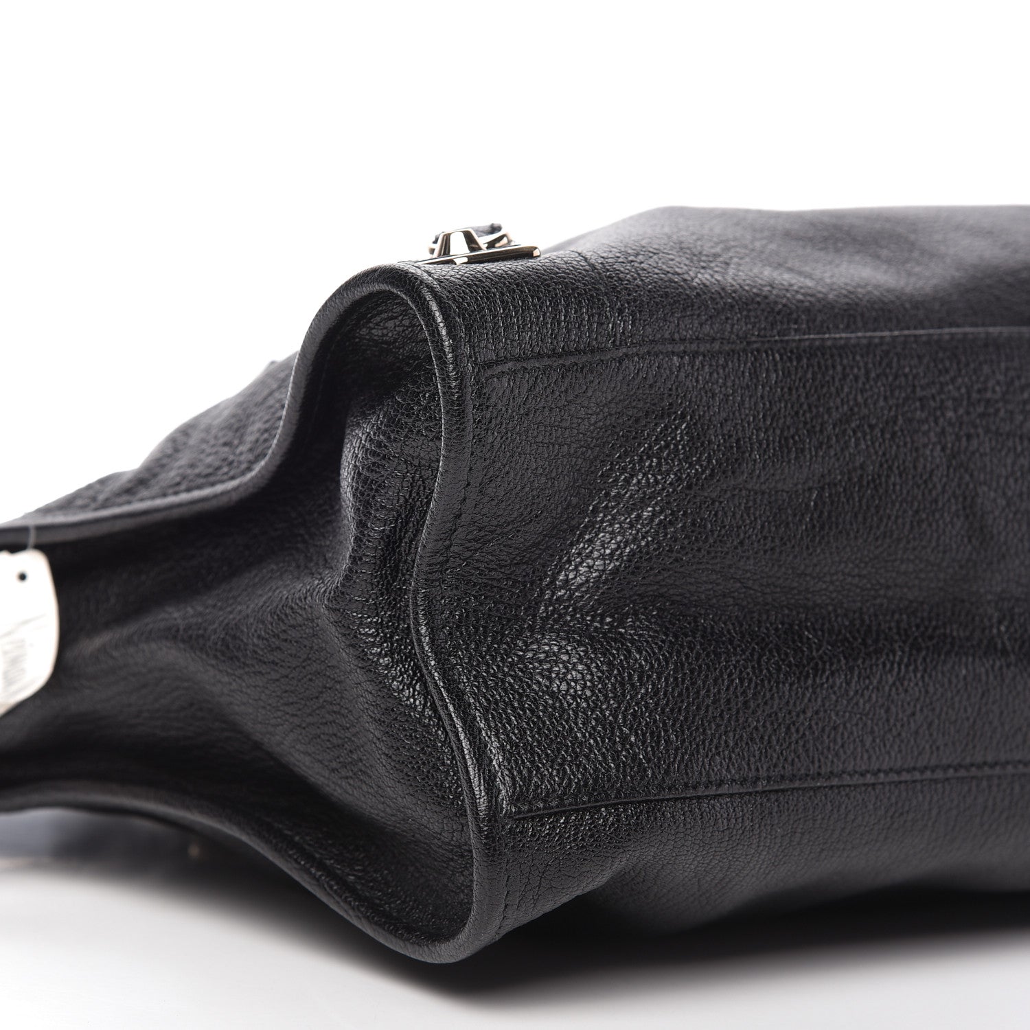 Balenciaga Chevre Silver Metallic Edge Hardware City Black 6 of 9
