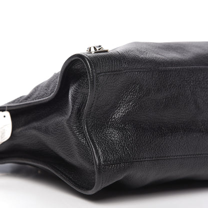 Balenciaga Chevre Silver Metallic Edge Hardware City Black 6 of 9