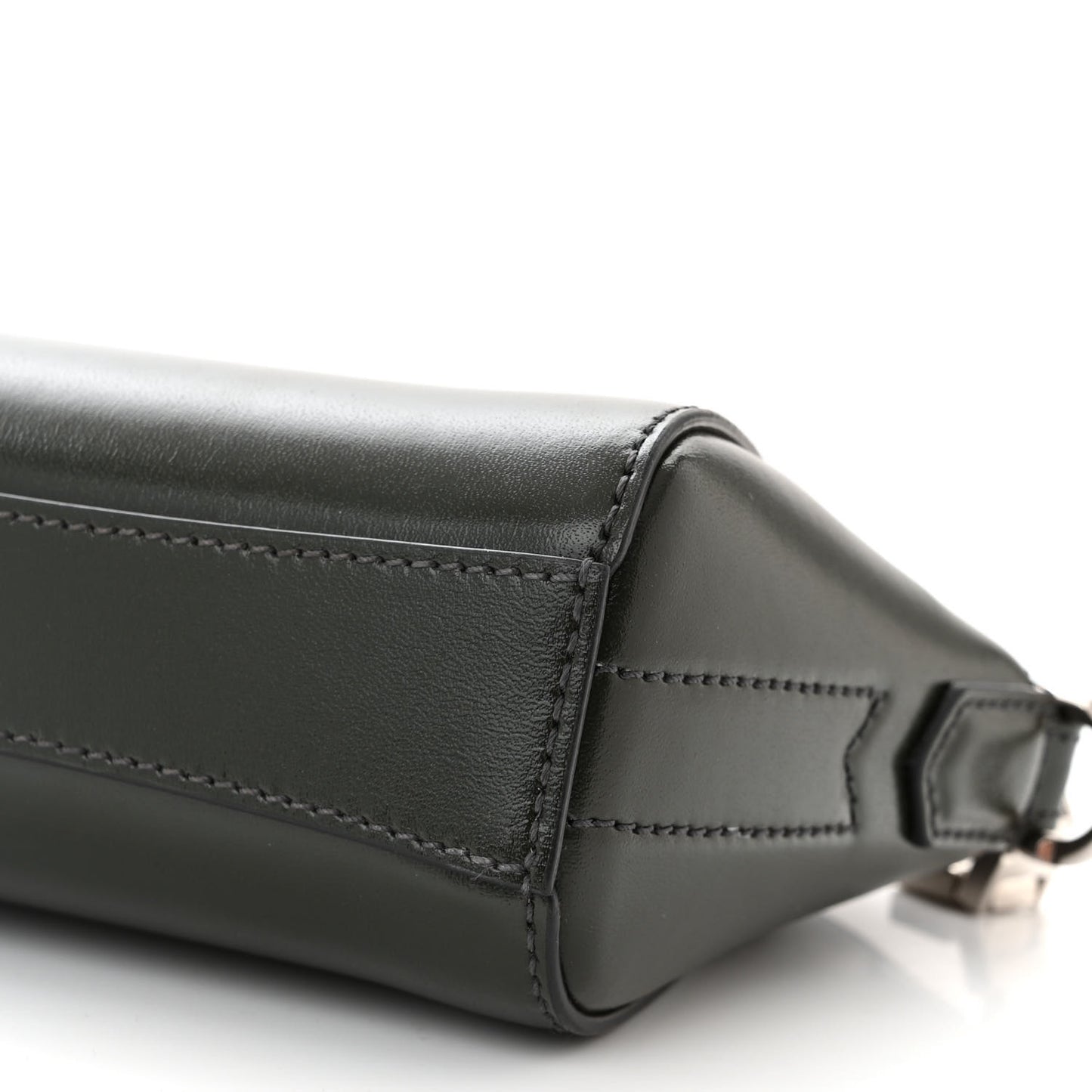 Smooth Calfskin Nano Antigona Green Forest