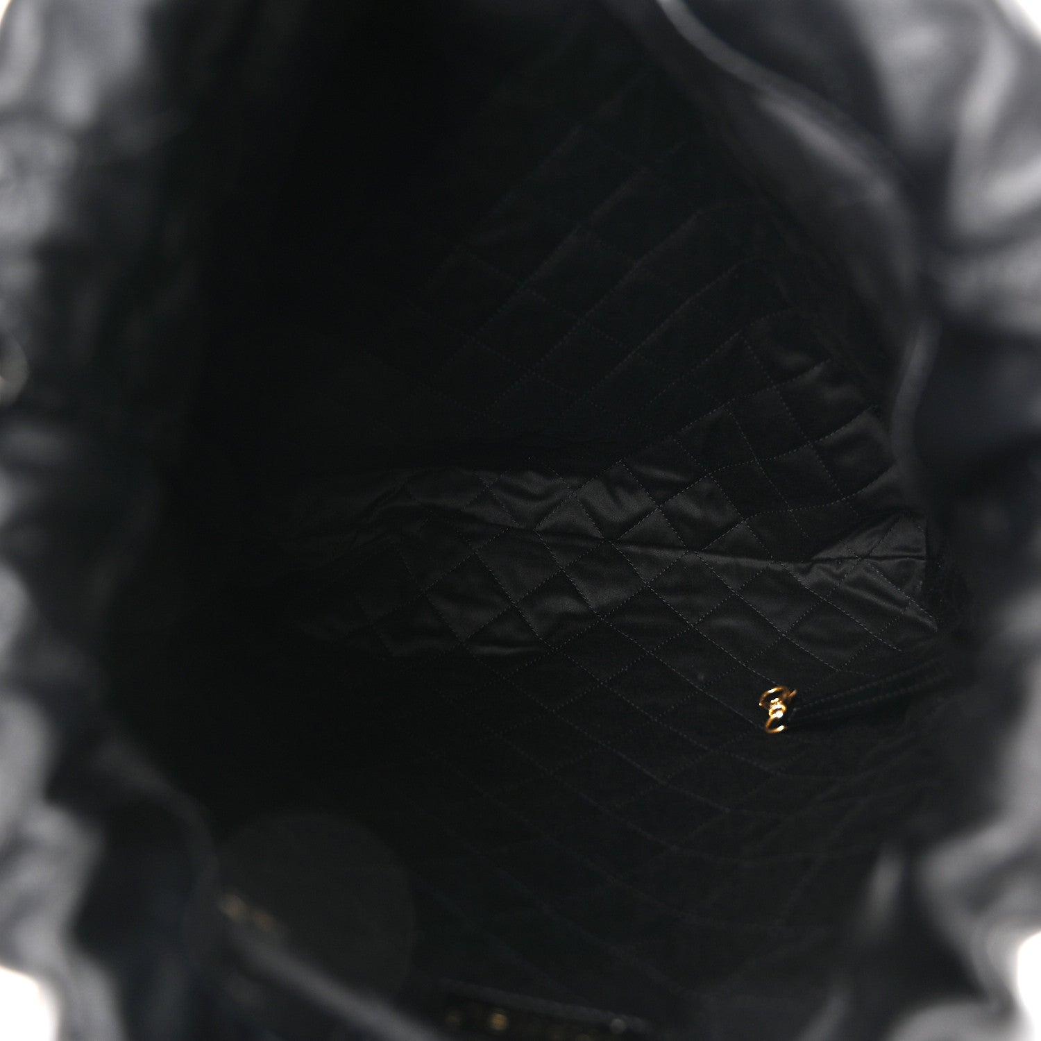 Chanel Shiny Calfskin Quilted Chanel 22 Backpack Black 5 of 12