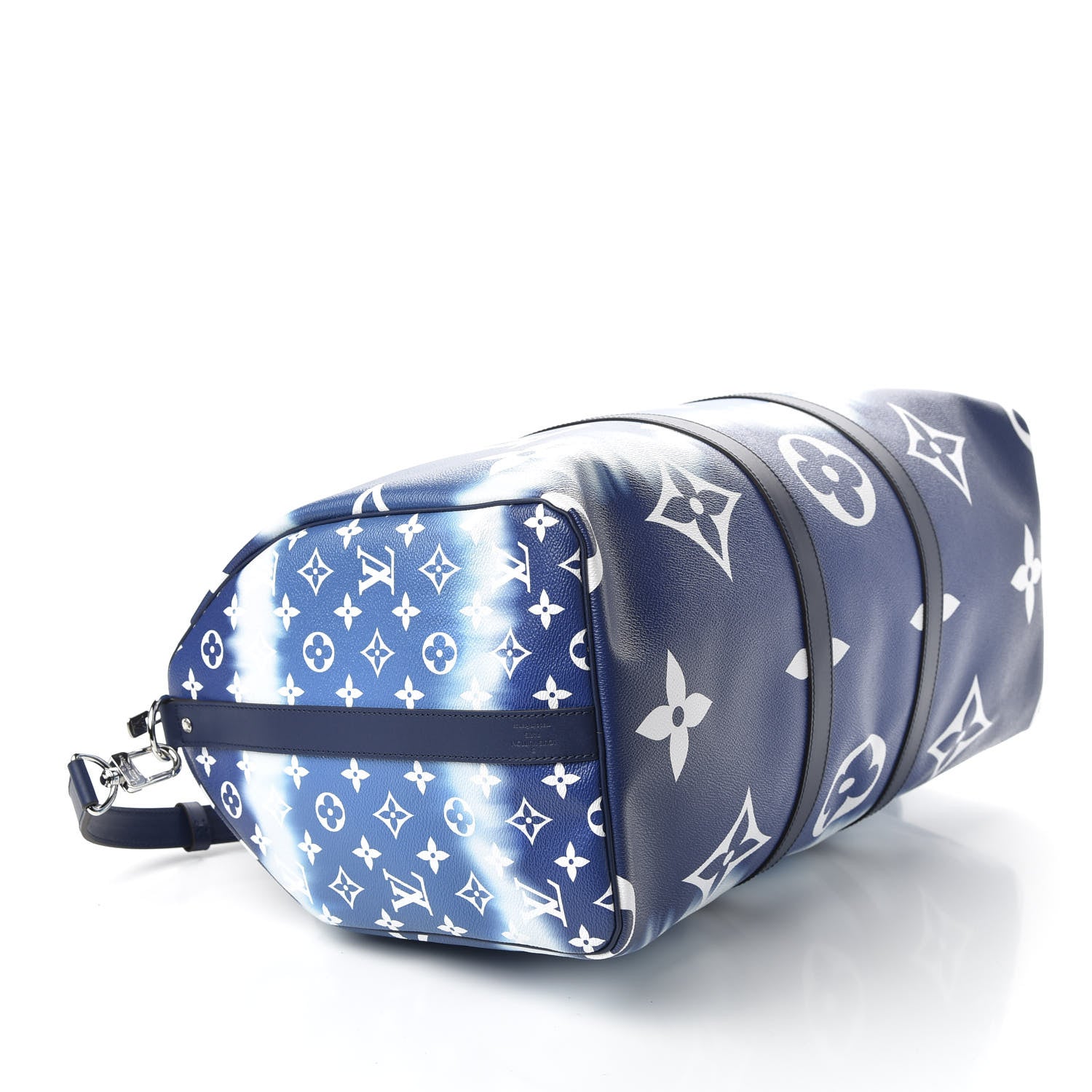 Louis Vuitton Monogram Escale Keepall Bandouliere 50 Blue 3 of 10